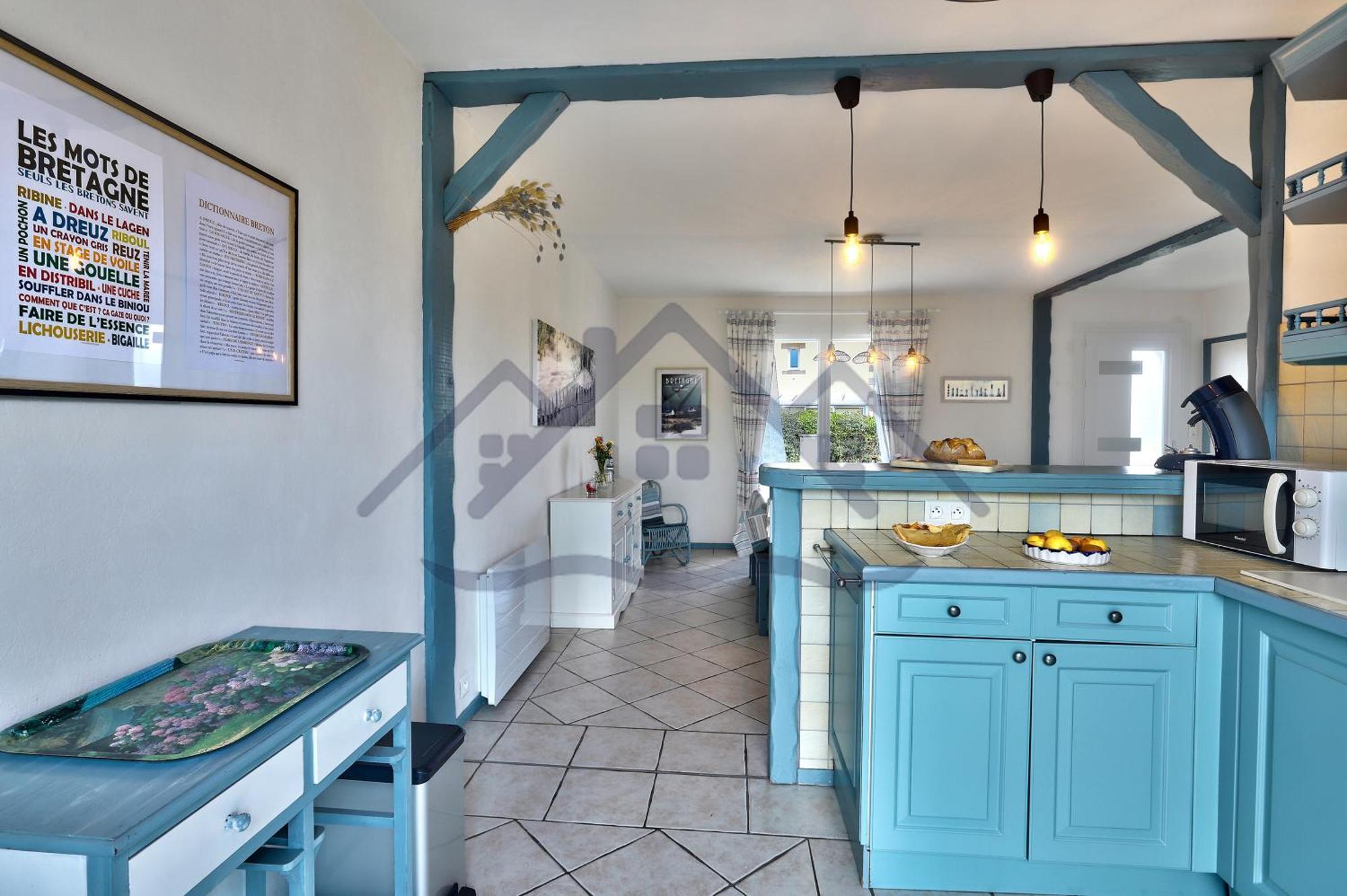 Localise - M3B - Souvenir Du Guil - Maison De Plain-Pied Avec Jardin Clos Au Guilvinec - Tout A Pied, Plages, Port, Centre, Commerces, Marche - Wif Inclus - Linge De Lit Inclus - Animaux Bienvenus Екстериор снимка