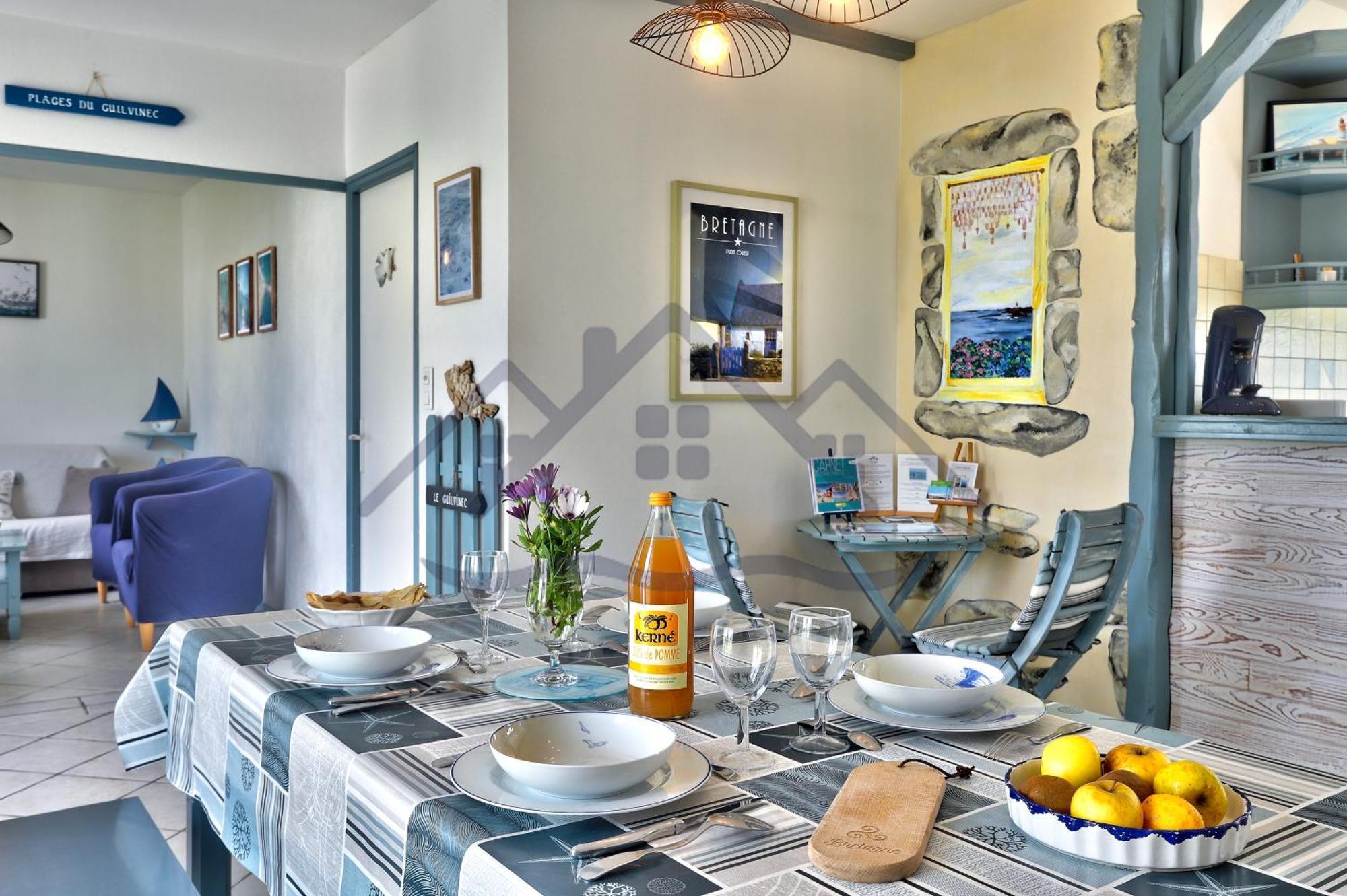 Localise - M3B - Souvenir Du Guil - Maison De Plain-Pied Avec Jardin Clos Au Guilvinec - Tout A Pied, Plages, Port, Centre, Commerces, Marche - Wif Inclus - Linge De Lit Inclus - Animaux Bienvenus Екстериор снимка